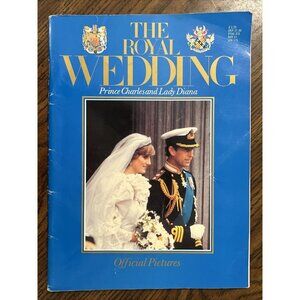 The Royal Wedding Official Pictures Magazine Book Prince Charles Lady Diana
